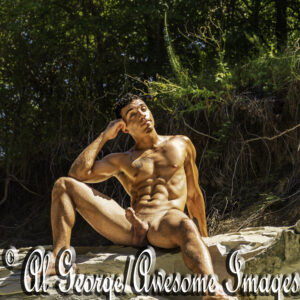 AMONE PLAY AT A CREEK - IMAGE  - 48