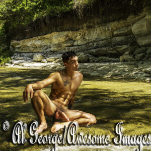 AMONE PLAY AT A CREEK - IMAGE  - 54