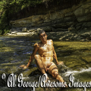 AMONE PLAY AT A CREEK - IMAGE  - 56